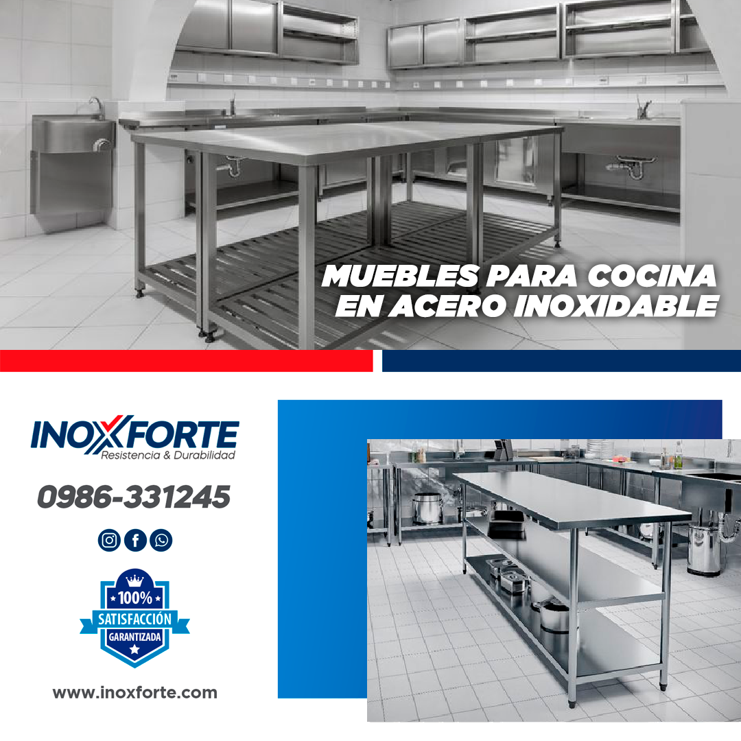 Muebles para restaurantes en acero inoxidable